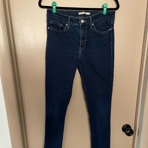Dark Wash Levi Shaping Skinny Jeans